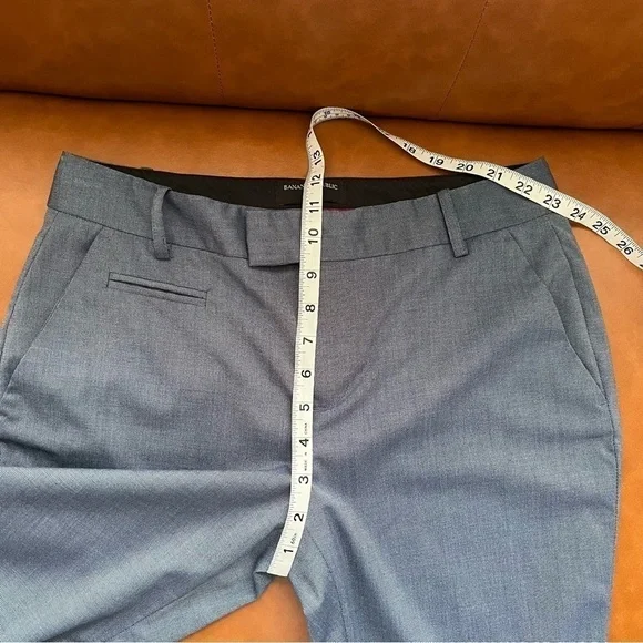 Banana Republic Jackson Fit Women’s Sz 6L Blue Gray Dress Pants Office Trousers - Picture 11 of 15